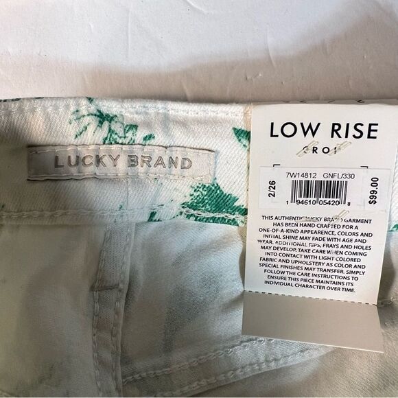 New! 🔥Lucky Brand 🍀 Low rise Lolita Crop 2/26 - Picture 4 of 16
